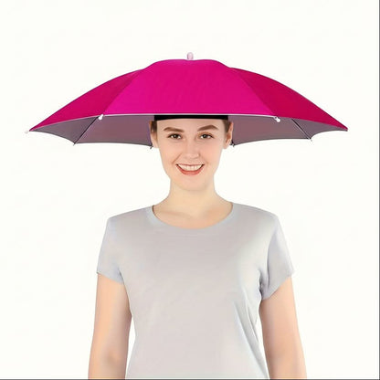 SKYSHADE - Lightweight hands-free umbrella hat designed for outdoor sun protection