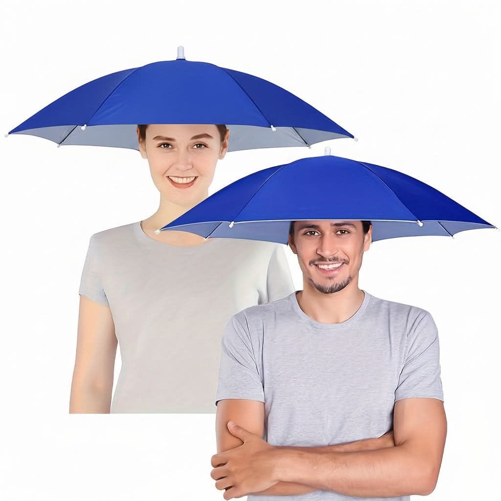 Hands-Free Sun Protection Umbrella Hat – Lightweight Outdoor Design