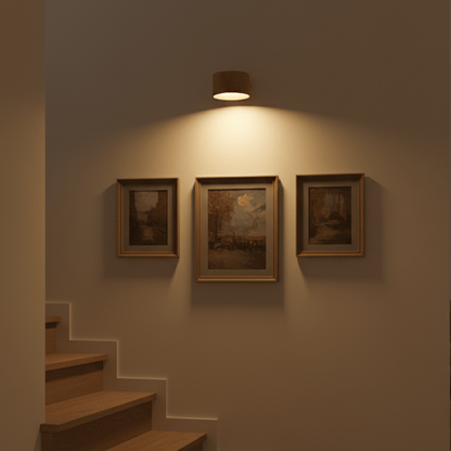 Cordless LED Sconce with Remote Control – Rechargeable Aluminum Wall Light for Bedroom, Living Room & Hallway