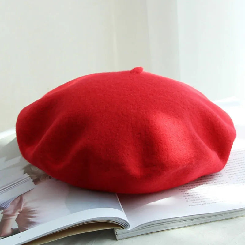 Marlene | Classic Wool Beret Hat with Stretchy Fit | Stylish Winter Accessory for Ultimate Comfort