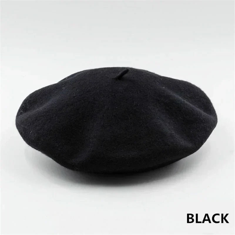 Marlene | Classic Wool Beret Hat with Stretchy Fit | Stylish Winter Accessory for Ultimate Comfort