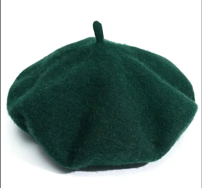 Marlene | Classic Wool Beret with Stretchy Fit | Stylish Accessory for Winter