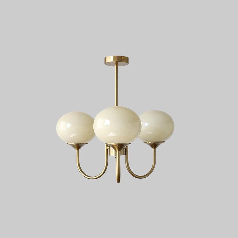 Multi-Globe Suspended Fixture Iron & Tinted Glass Shades E27 Socket for Kitchen Island Dining Area Living Space Bedroom Overhead Illuminatio