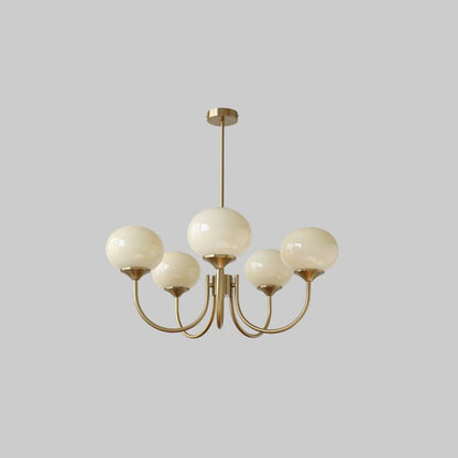 Orb Pendant Light with Adjustable Height Metal Frame and Spherical Shades for Kitchen Island Dining Living Room Bedroom E27 Socket Pink Whit
