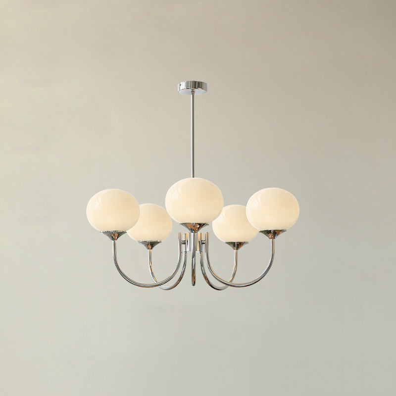 Multi-Globe Suspended Fixture Iron & Tinted Glass Shades E27 Socket for Kitchen Island Dining Area Living Space Bedroom Overhead Illuminatio