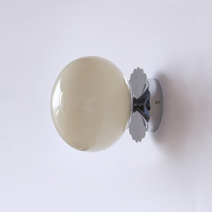 Adjustable Pink Glass Sconce with Metal Frame for Bedroom, Hallway & Living Room | Indoor Ceiling & Wall Mount Fixture E26 E27 Base