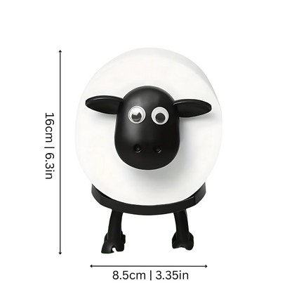 Sheep Toilet Paper Holder Stand – Whimsical Bathroom Organizer Holds Multiple Rolls – Space-Saving Freestanding TP Storage Rack for