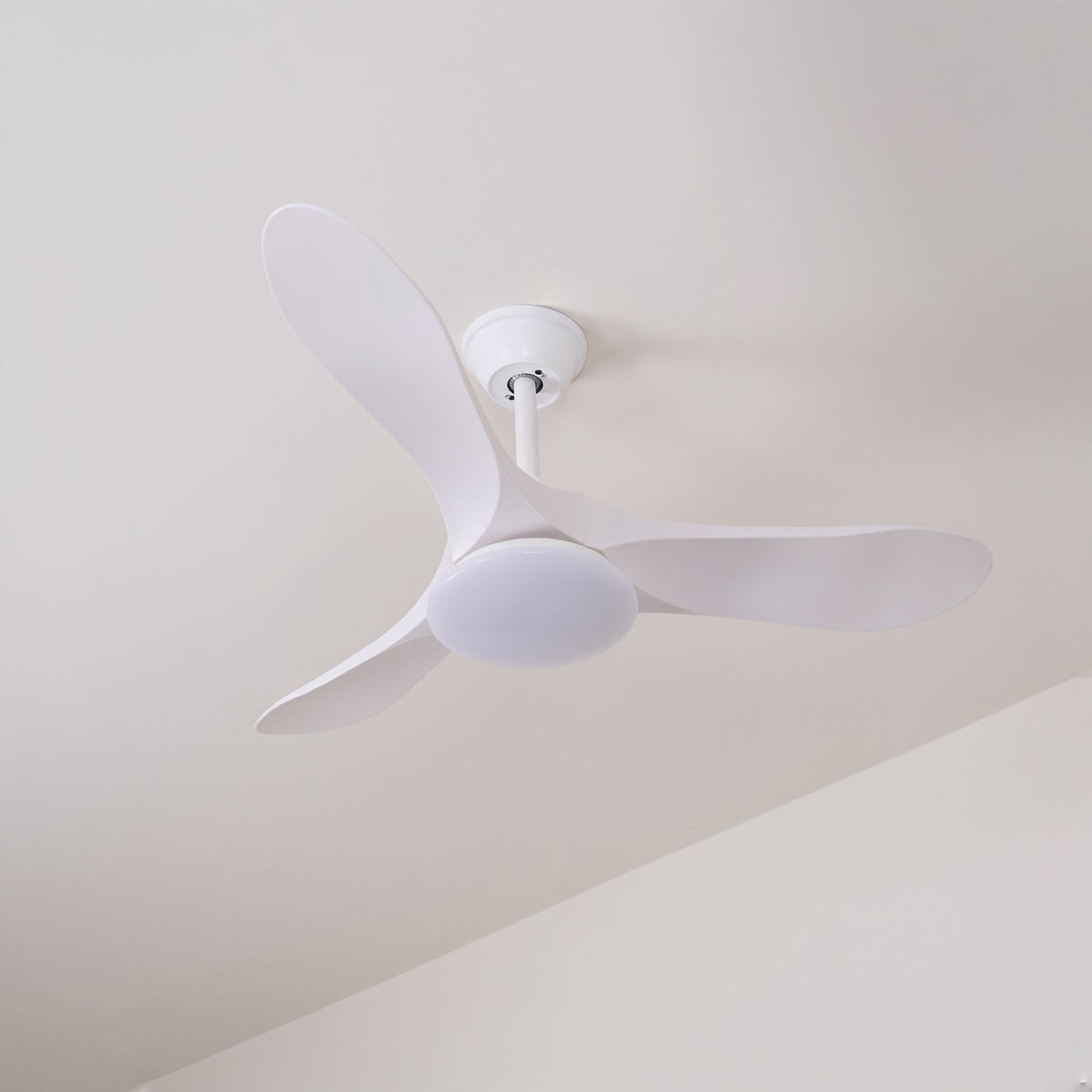Ceiling Fan with Light 42in 52in Real Wood Blades 6 Speed LED Indoor Modern for Living Room Bedroom Dining Room Office Adjustable Temperatur