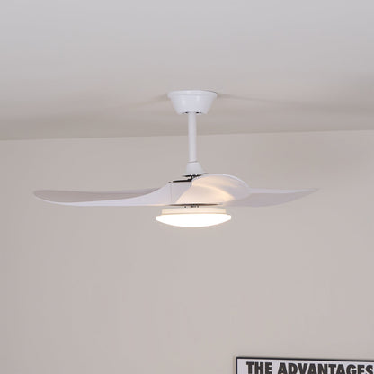 Ceiling Fan with Light 42in 52in Real Wood Blades 6 Speed LED Indoor Modern for Living Room Bedroom Dining Room Office Adjustable Temperatur