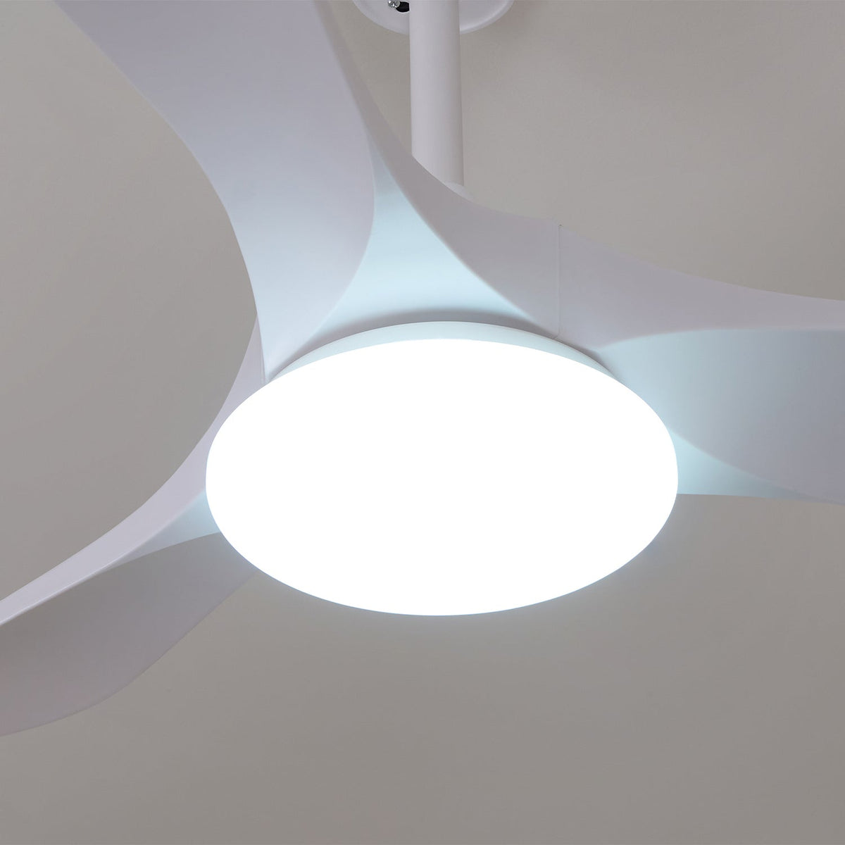 Ceiling Fan with Light 42in 52in Real Wood Blades 6 Speed LED Indoor Modern for Living Room Bedroom Dining Room Office Adjustable Temperatur