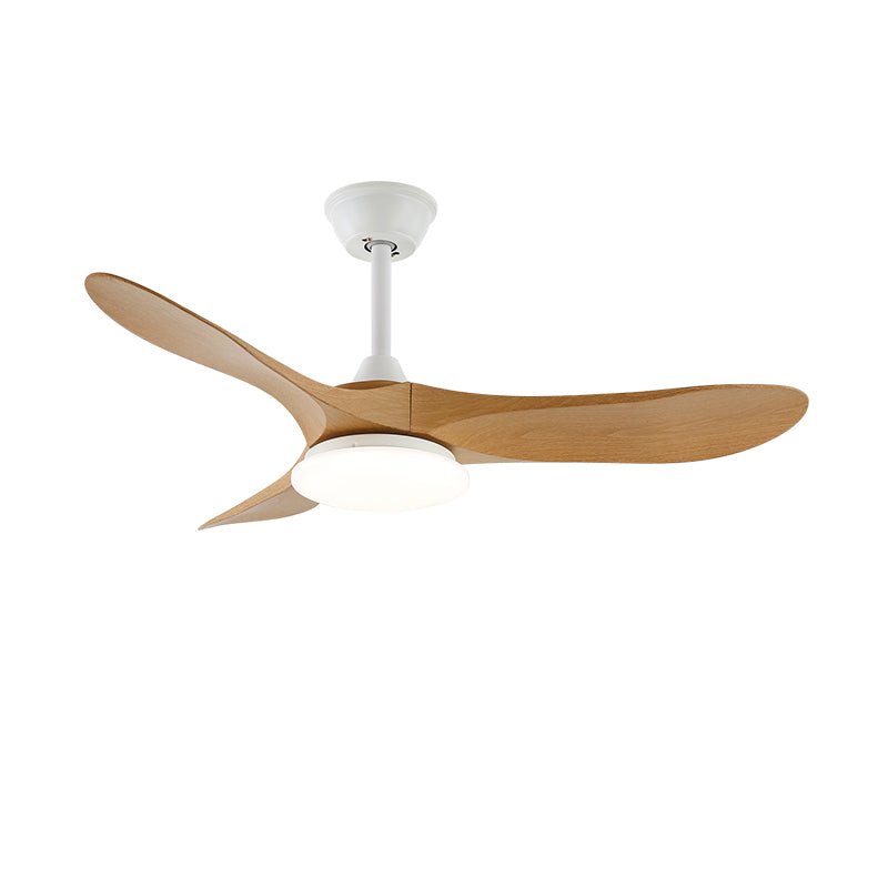 Ceiling Fan with Light 42in 52in Real Wood Blades 6 Speed LED Indoor Modern for Living Room Bedroom Dining Room Office Adjustable Temperatur