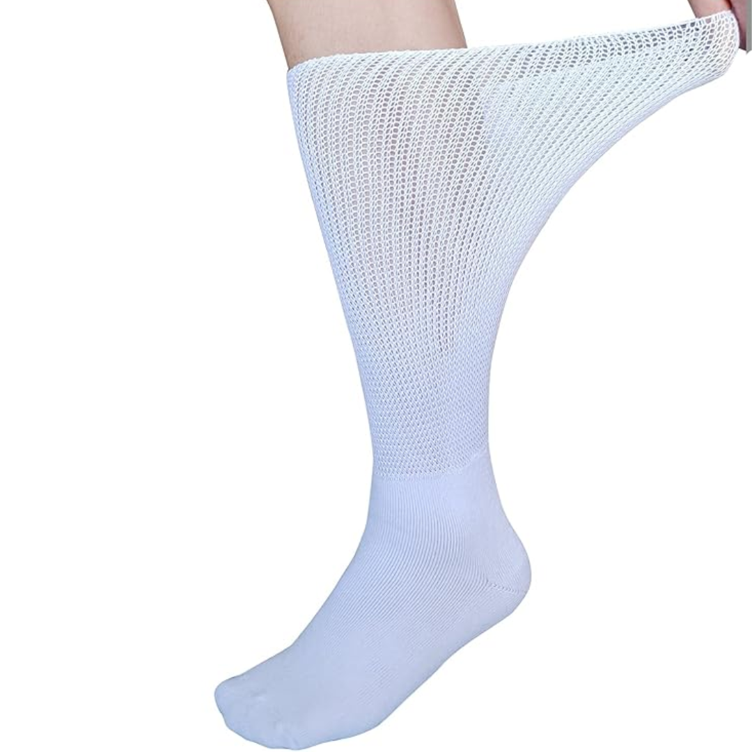 Max Comfort | Extra Wide Diabetic Socks with Non-Restrictive Fit | Ideal for Swollen Feet and Legs