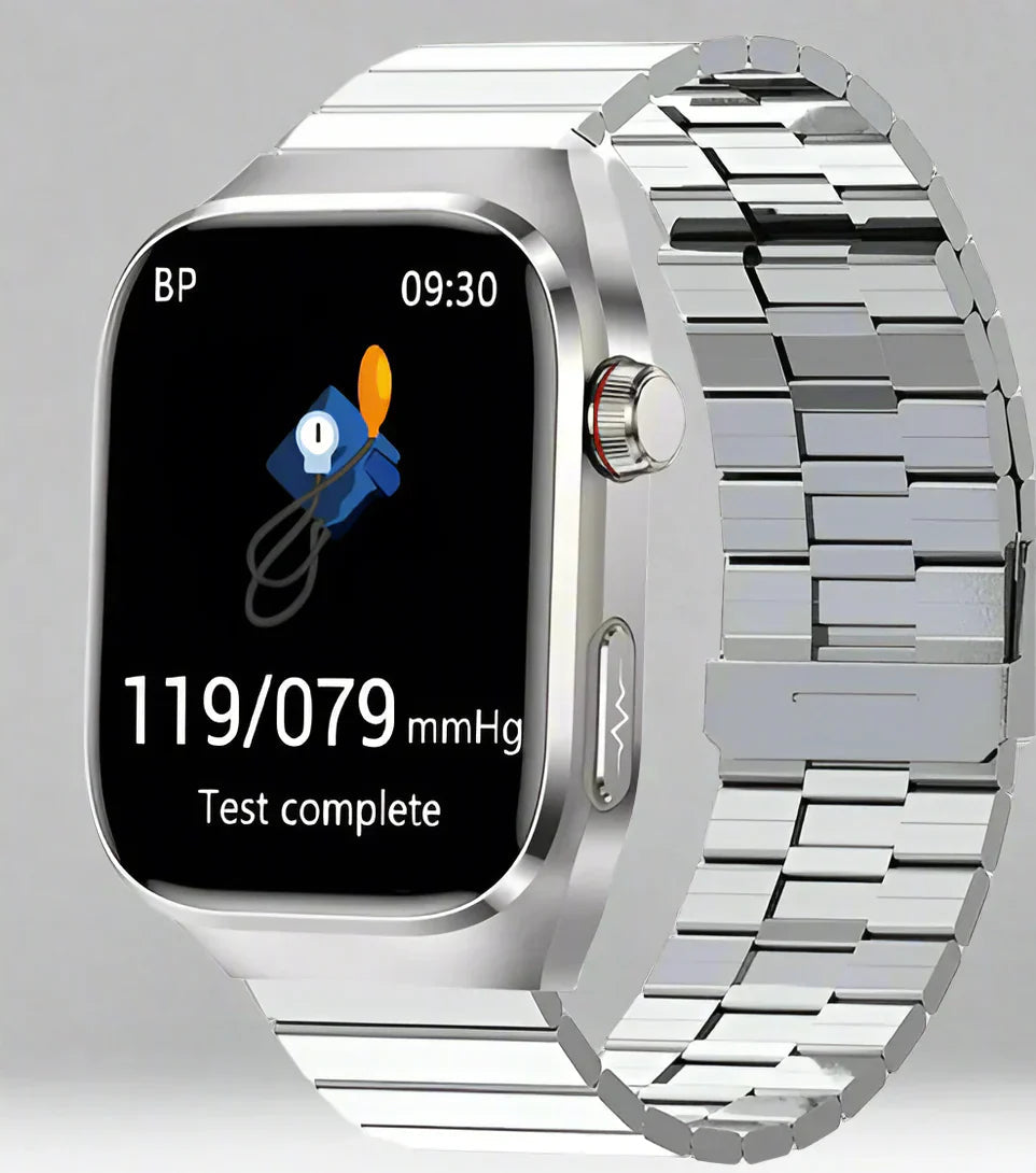 Maxwell Health | Smartwatch with Blood Sugar & ECG Monitoring | Bluetooth Calls for Comprehensive Wellness Tracking