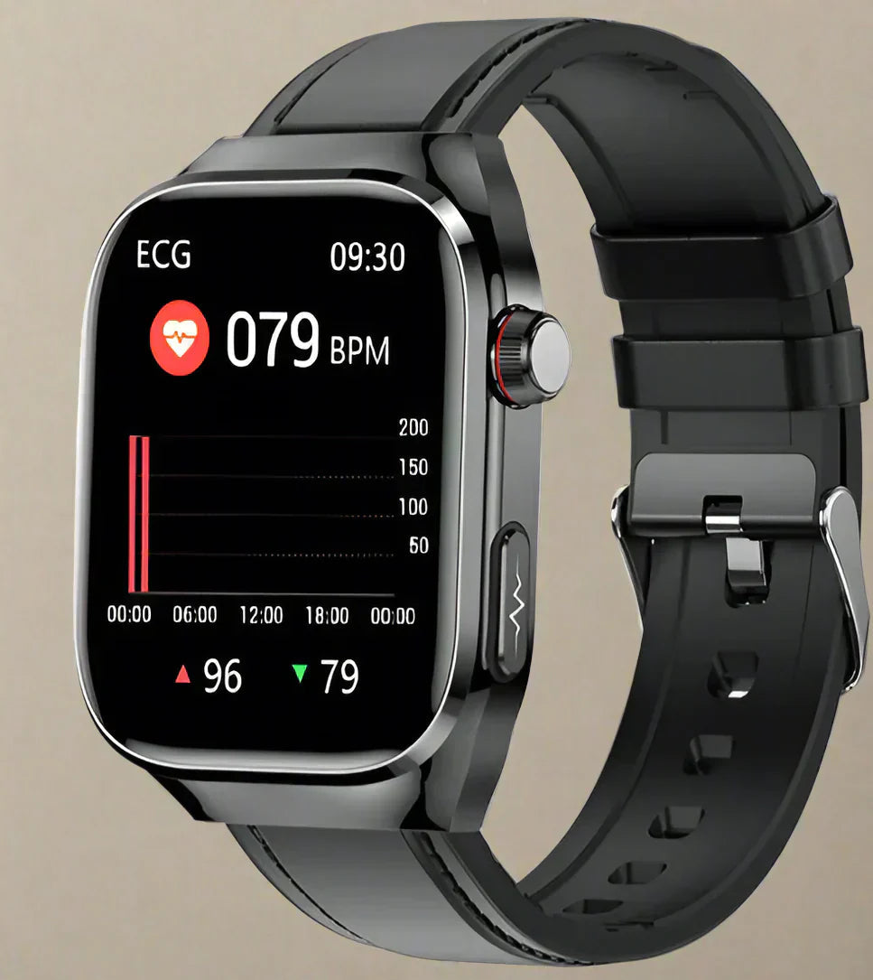 Maxwell Health | Smartwatch with Blood Sugar & ECG Monitoring | Bluetooth Calls for Comprehensive Wellness Tracking