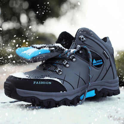 Men's Hiking Boots with Fleece Lining | Waterproof & Non-Slip for Ultimate Winter Comfort