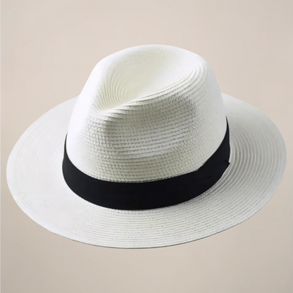 Wide Brim Panama Summer Hat for Men – Lightweight Breathable Sun Protection for Beach & Travel