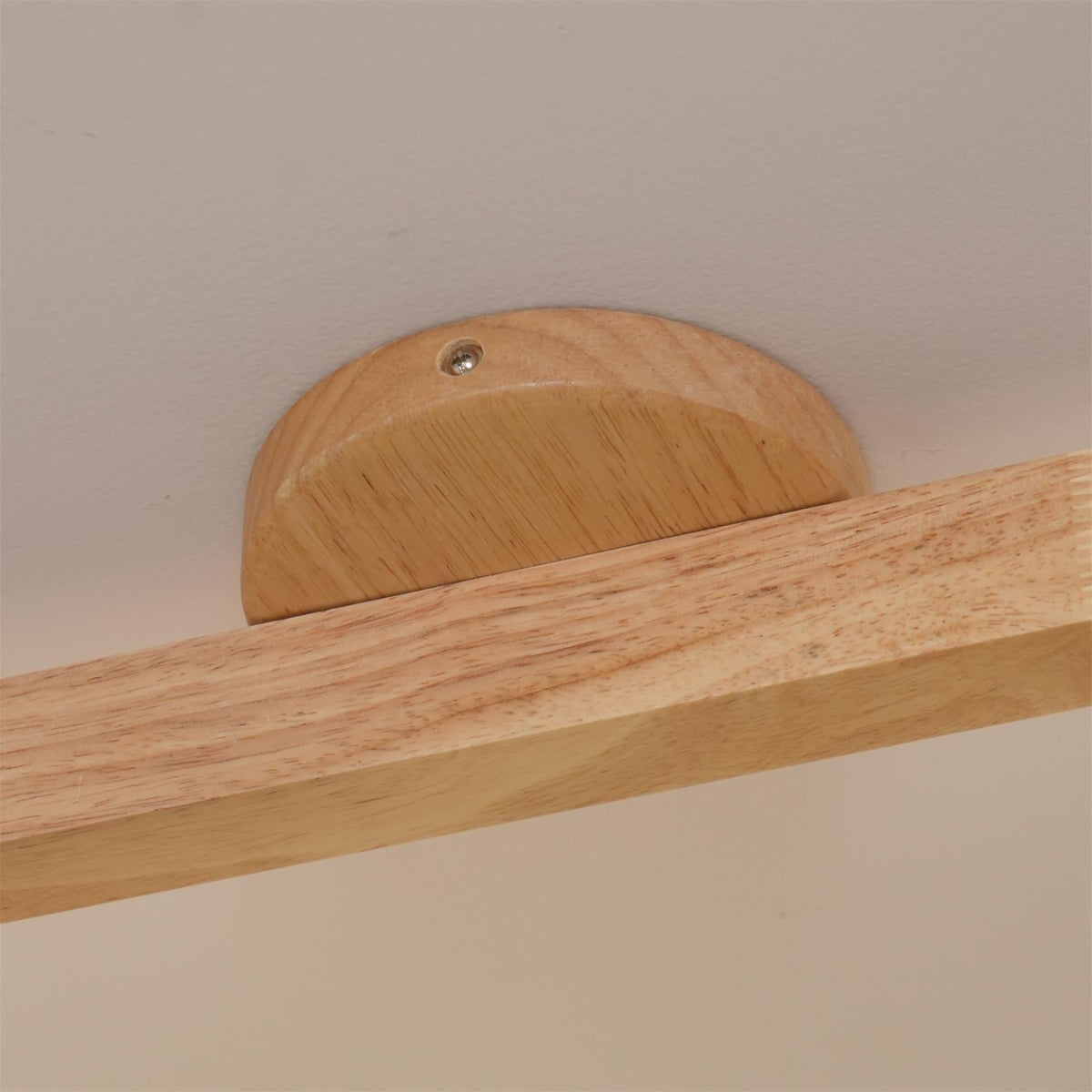 Plug-In LED Rail Light 16.5 Inch Wood Metal Warm White 3000K Adjustable Spotlights Ceiling Wall Mount Home Accent Fixture