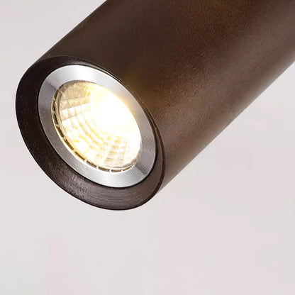 Plug-In LED Rail Light 16.5 Inch Wood Metal Warm White 3000K Adjustable Spotlights Ceiling Wall Mount Home Accent Fixture