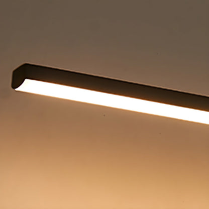 Hardwired LED Vanity Light Bar 16 in Aluminum Black for Bathroom Mirror Above Sink Modern Indoor Wall Sconce Fixture with Adjustable Color T