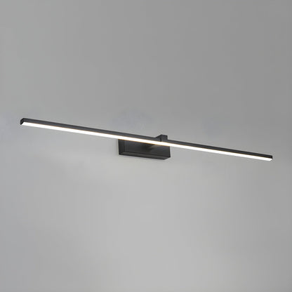 Hardwired LED Vanity Light Bar 16 in Aluminum Black for Bathroom Mirror Above Sink Modern Indoor Wall Sconce Fixture with Adjustable Color T