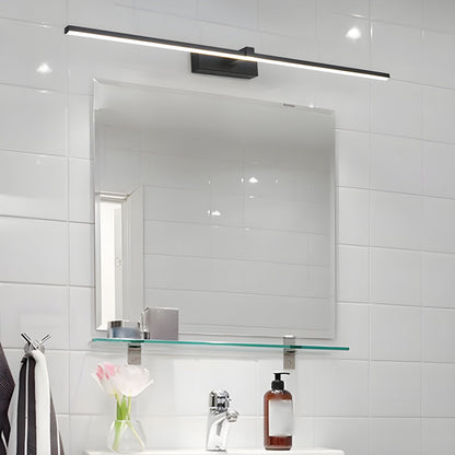 Hardwired LED Vanity Light Bar 16 in Aluminum Black for Bathroom Mirror Above Sink Modern Indoor Wall Sconce Fixture with Adjustable Color T