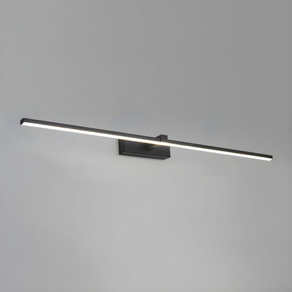 Hardwired LED Vanity Light Bar 16 in Aluminum Black for Bathroom Mirror Above Sink Modern Indoor Wall Sconce Fixture with Adjustable Color T