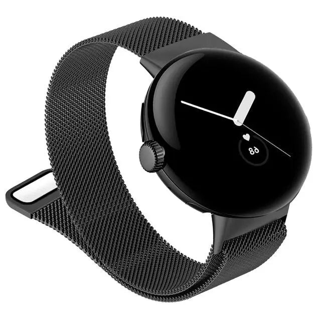Stainless Steel Magnetic Watch Band for Google Pixel Watch & Watch 2 – Adjustable Metal Mesh Bracelet with Secure Magnetic Clasp