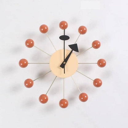 Modern 3D Sphere Wall Clock – Silent Quartz Movement – Minimalist Scandinavian Home Decor for Living Room, Bedroom, Office