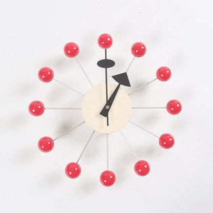 Modern 3D Sphere Wall Clock – Silent Quartz Movement – Minimalist Scandinavian Home Decor for Living Room, Bedroom, Office