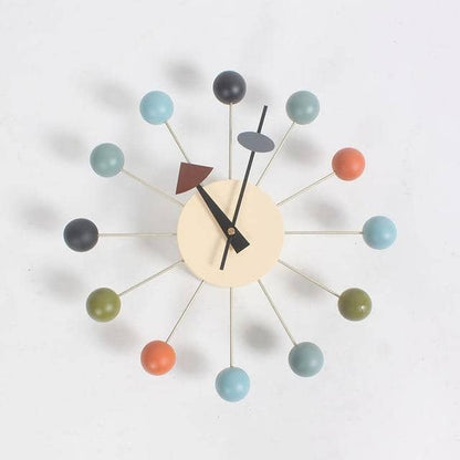 Modern 3D Sphere Wall Clock – Silent Quartz Movement – Minimalist Scandinavian Home Decor for Living Room, Bedroom, Office
