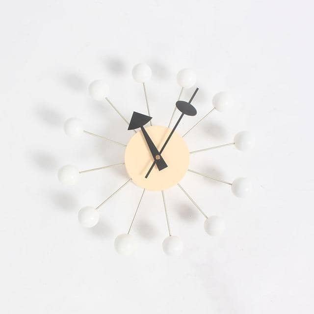 Modern 3D Sphere Wall Clock – Silent Quartz Movement – Minimalist Scandinavian Home Decor for Living Room, Bedroom, Office