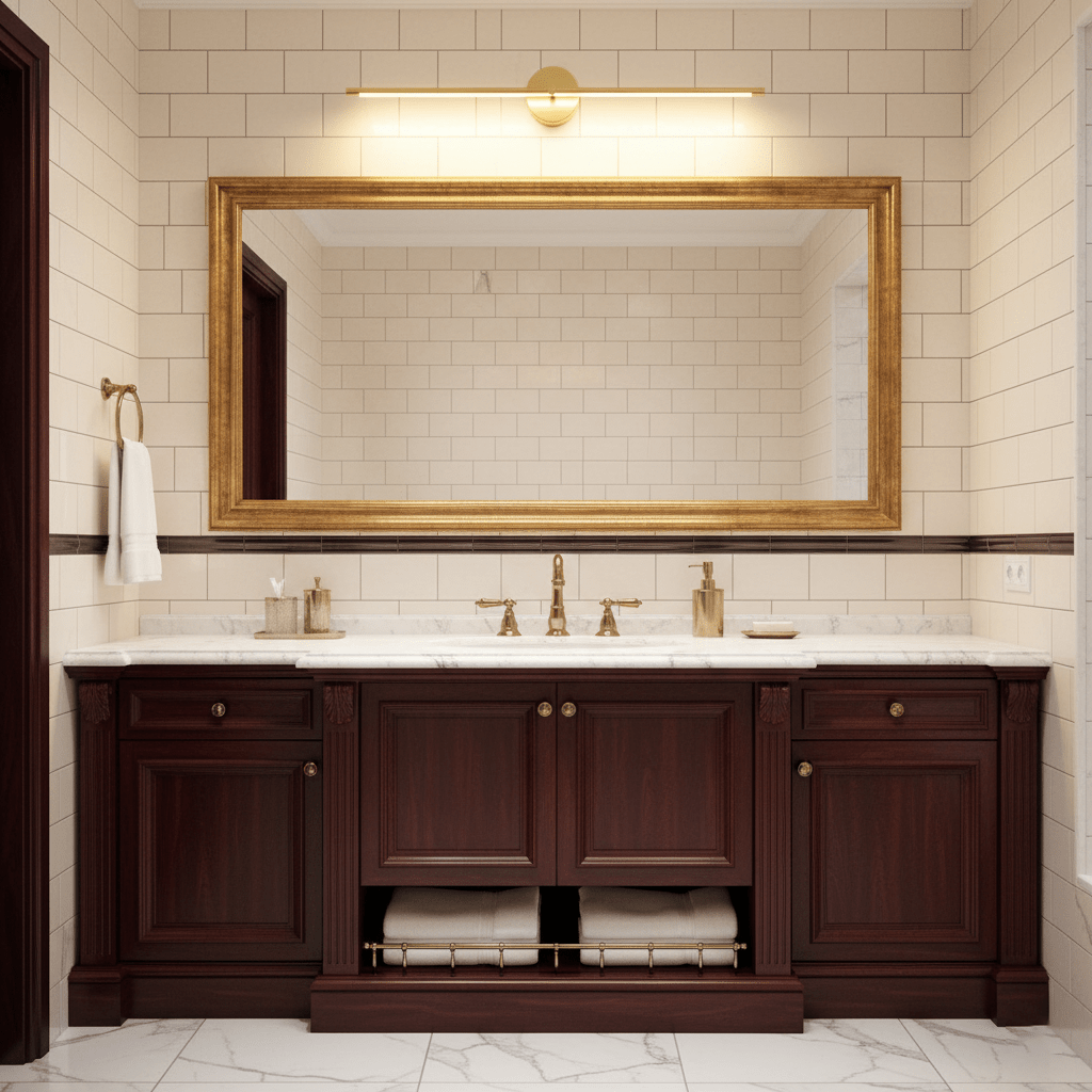 LED Bathroom Vanity Light Bar 27 Inch Modern Wall Sconce Fixture for Mirror Makeup Lighting Chrome Gold Black Hardwired Indoor 12W Warm Whit
