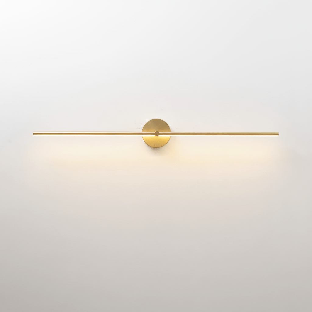 LED Bathroom Vanity Light Bar 27 Inch Modern Wall Sconce Fixture for Mirror Makeup Lighting Chrome Gold Black Hardwired Indoor 12W Warm Whit