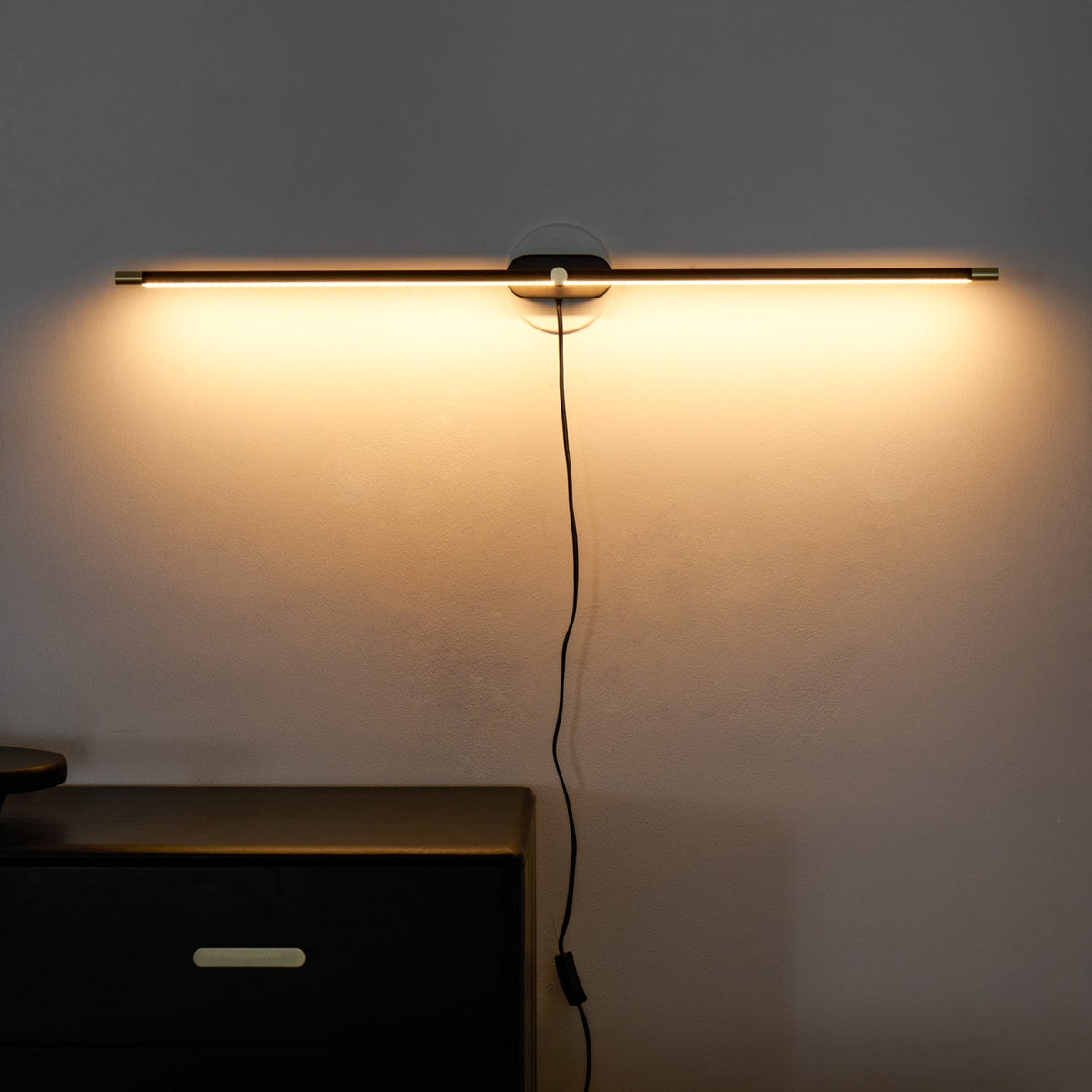 Bathroom Vanity Mirror Light Bar 27 in Metal Wall Mount LED Fixture Dimmable Warm Neutral Cool White for Makeup Bath Cabinet