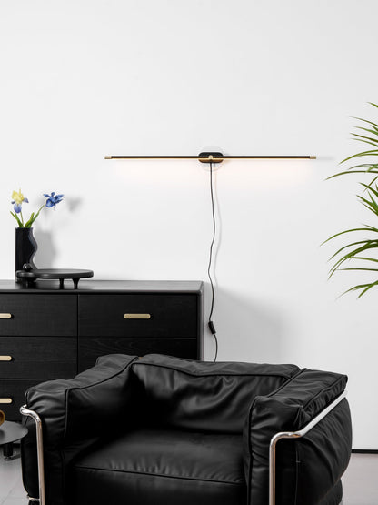 Bathroom Vanity Mirror Light Bar 27 in Metal Wall Mount LED Fixture Dimmable Warm Neutral Cool White for Makeup Bath Cabinet