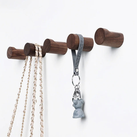 Maven Wall Hook - Beech Wood, Minimalist Coat Hook for Wall