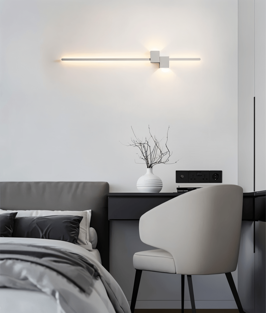 Minimalist LED Wall Light | Slim Design with Indirect Lighting for Modern Ambiance
