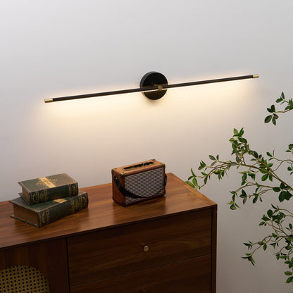 LED Bathroom Vanity Light Bar 27 Inch Modern Wall Sconce Fixture for Mirror Makeup Lighting Chrome Gold Black Hardwired Indoor 12W Warm Whit