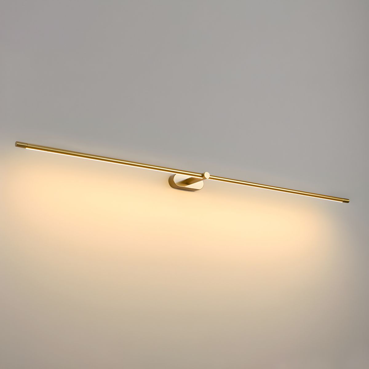 Linear LED Bathroom Vanity Light Fixture 27-50 Inch Metal Wall Sconce for Mirror Black Gold Brushed Nickel Warm Lighting Powder Room Dressin