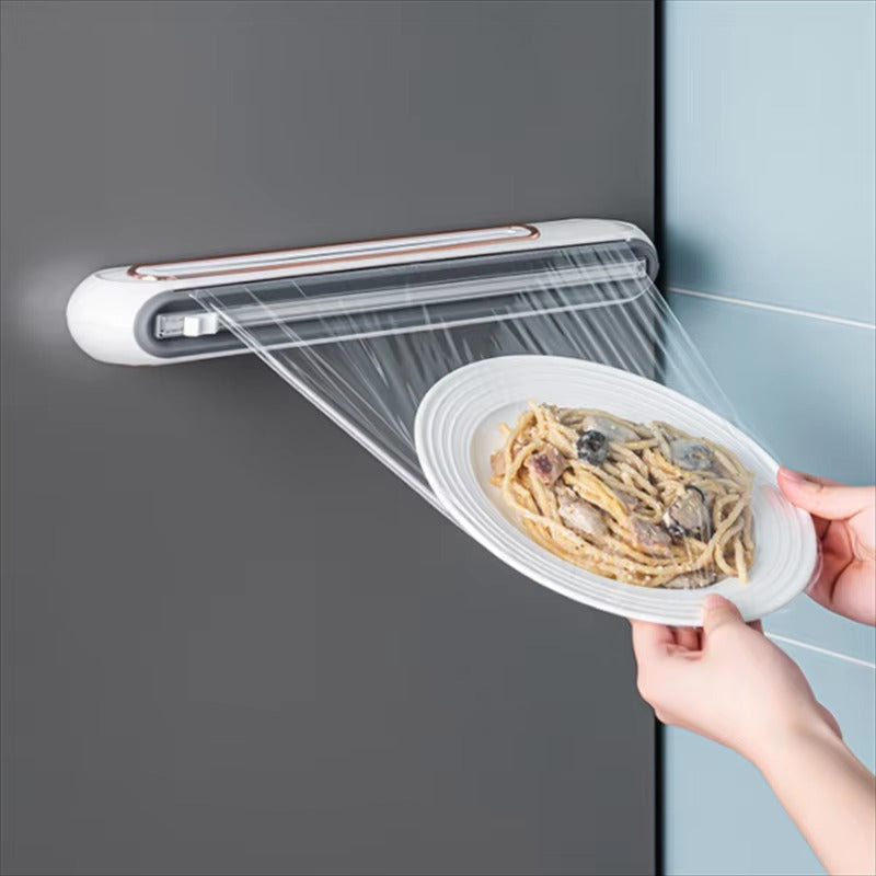 Mira Plastic Wrap Dispenser - Magnetic with Precision Cutter