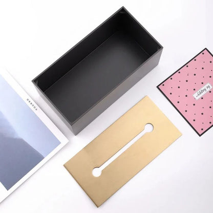 Mira Tissue Box Holder - High-Quality Iron, Minimalist Design