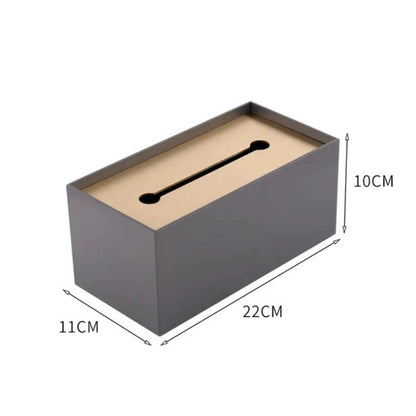 Mira Tissue Box Holder - High-Quality Iron, Minimalist Design