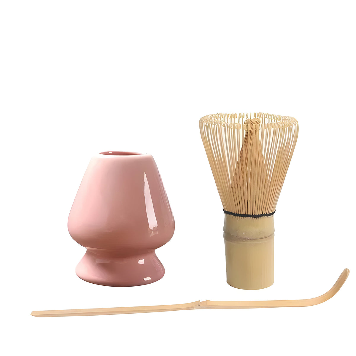 Miyako Matcha Set - Ceramic Japanese Tea Set, Elegant Pink