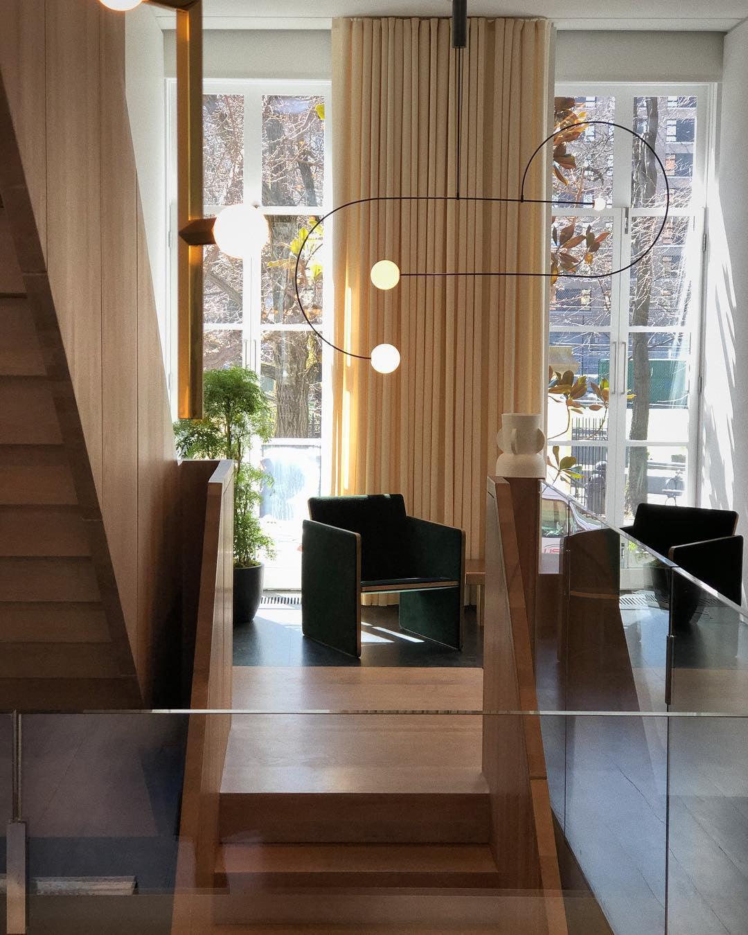 Sculptural Ceiling Light with Opaline Glass Diffusers Black & Brass Finish Multi-Arm Design for Dining Room Entryway Modern Overhead Fixture
