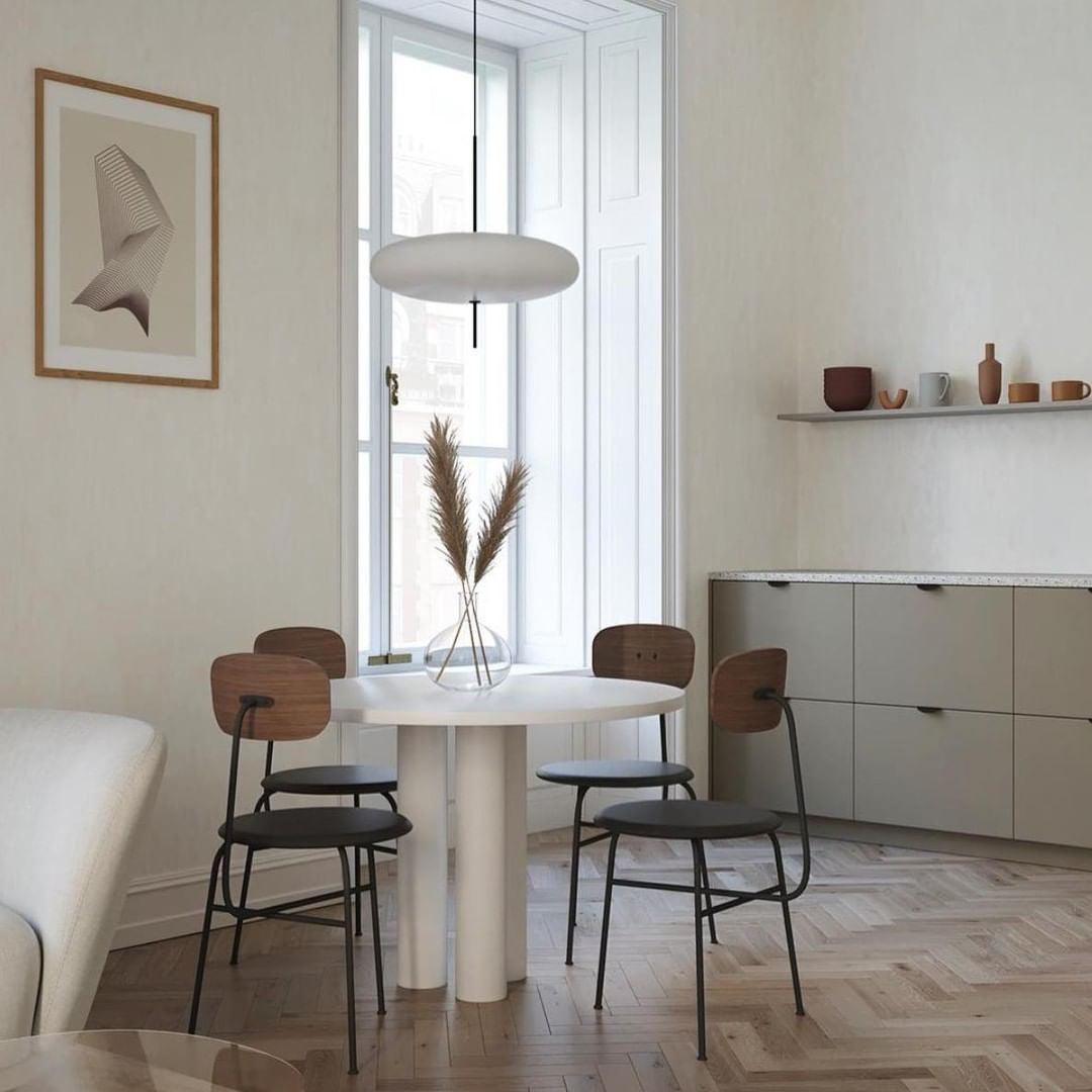 Ceiling Pendant Light White Polymer Shade Adjustable Drop Height Modern Dining Room Kitchen Living Room Hanging Fixture E26 E27 Socket 12 in