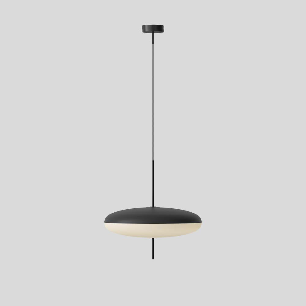 Ceiling Pendant Light White Polymer Shade Adjustable Drop Height Modern Dining Room Kitchen Living Room Hanging Fixture E26 E27 Socket 12 in