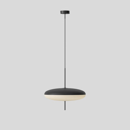 Ceiling Pendant Light White Polymer Shade Adjustable Drop Height Modern Dining Room Kitchen Living Room Hanging Fixture E26 E27 Socket 12 in