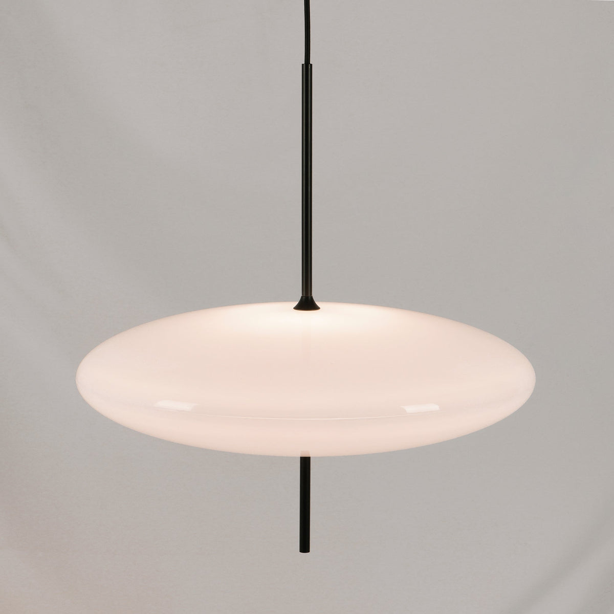 Ceiling Pendant Light White Polymer Shade Adjustable Drop Height Modern Dining Room Kitchen Living Room Hanging Fixture E26 E27 Socket 12 in