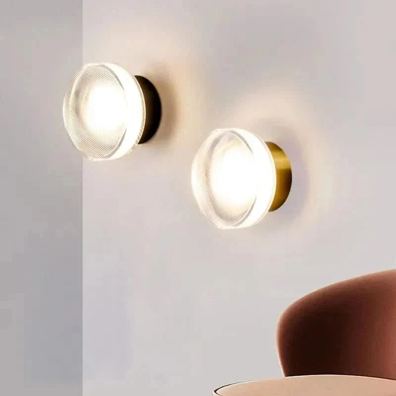 Dimmable LED Wall Sconce Aluminum Warm White 12 in Modern Indoor Fixture for Bedroom Hallway Living Room Stairwell Accent Light