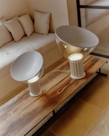 Adjustable Desk Lamp with Glass Shade for Bedroom Office Reading Room Ambient Light Fixture Contemporary Aluminum Design US Voltage 110-120V